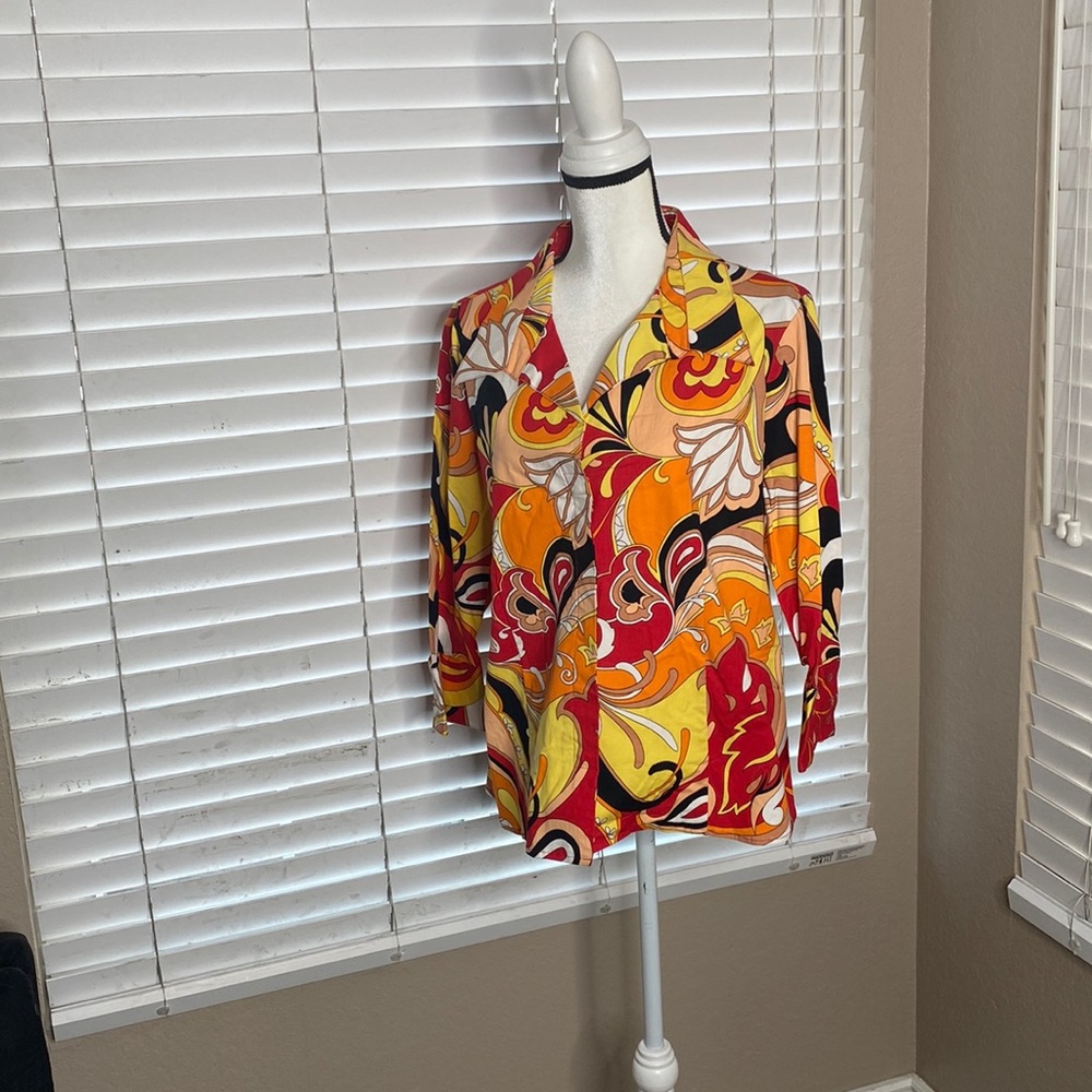 Vintage 80’s Capri blouse XL